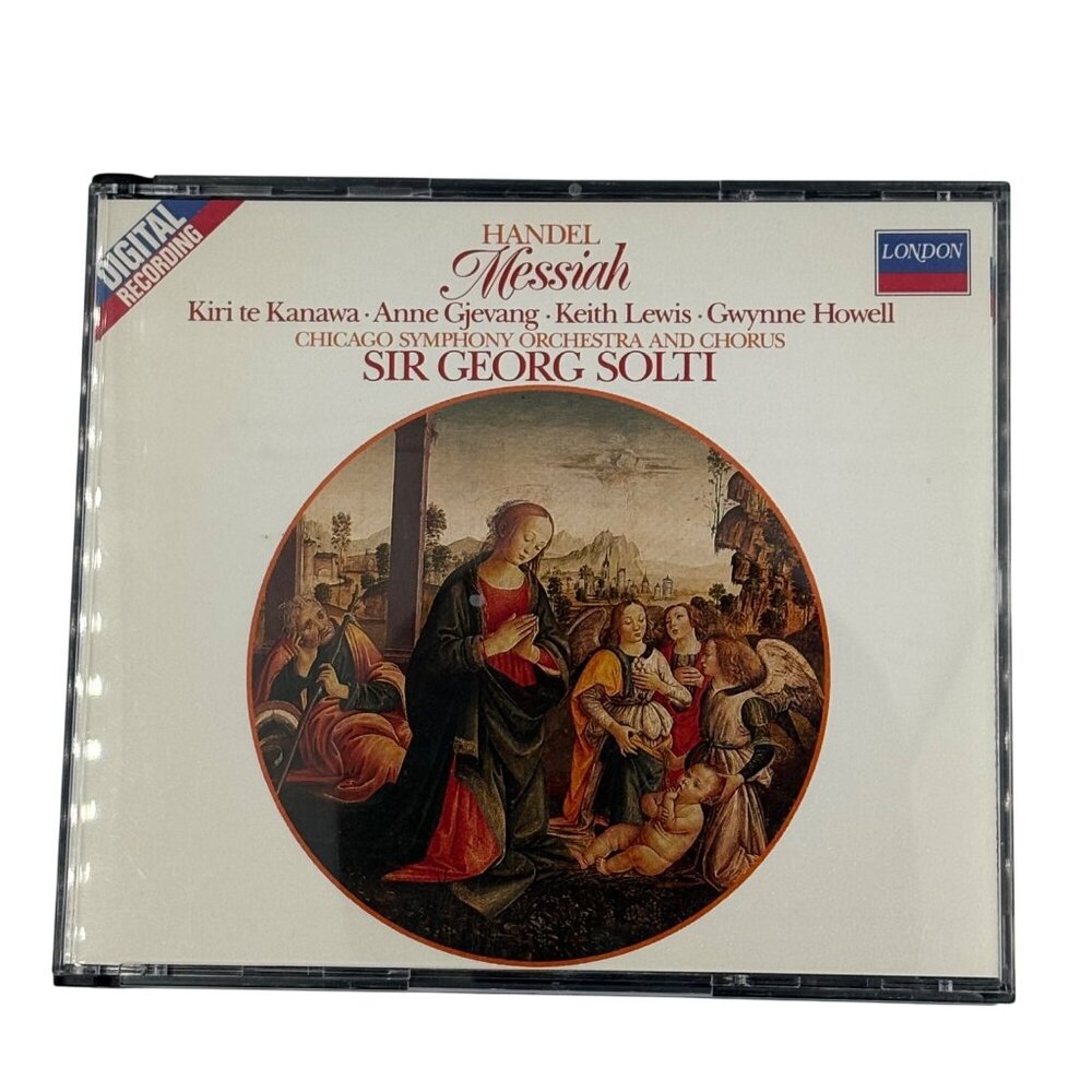 Handels Messiah CD By Sir Georg Solti With Kiri Te Kanawa & Chicago Symphony Orc